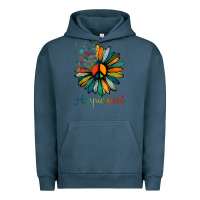 Pigment Midnight Navy daisy peace sign hippie soul tshirt flower lovers gifts Urban Hoodie - longCreatives