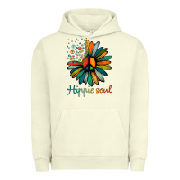 Pigment Pistachio daisy peace sign hippie soul tshirt flower lovers gifts Urban Hoodie - longCreatives