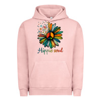 Pigment Salmon daisy peace sign hippie soul tshirt flower lovers gifts Urban Hoodie - longCreatives