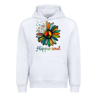 White daisy peace sign hippie soul tshirt flower lovers gifts Urban Hoodie - longCreatives