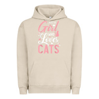 Pigment French Oak just a girl who loves cats cute cat lover gifts Urban Hoodie - longCreatives