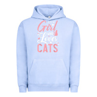 Pigment Grape Ice just a girl who loves cats cute cat lover gifts Urban Hoodie - longCreatives