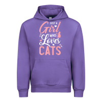 Tulip just a girl who loves cats cute cat lover gifts Urban Hoodie - longCreatives