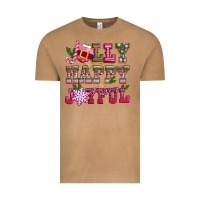 Vintage Camel jolly happy joyful pink christmas Vintage Tee - CowGirlArtShop