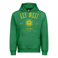 Emerald key west florida vintage distressed style design souvenir Urban Hoodie - longCreatives
