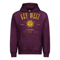 Mauve Wine key west florida vintage distressed style design souvenir Urban Hoodie - longCreatives