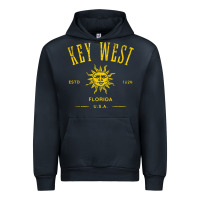 Navy key west florida vintage distressed style design souvenir Urban Hoodie - longCreatives