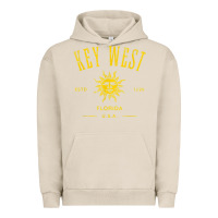 Pigment French Oak key west florida vintage distressed style design souvenir Urban Hoodie - longCreatives