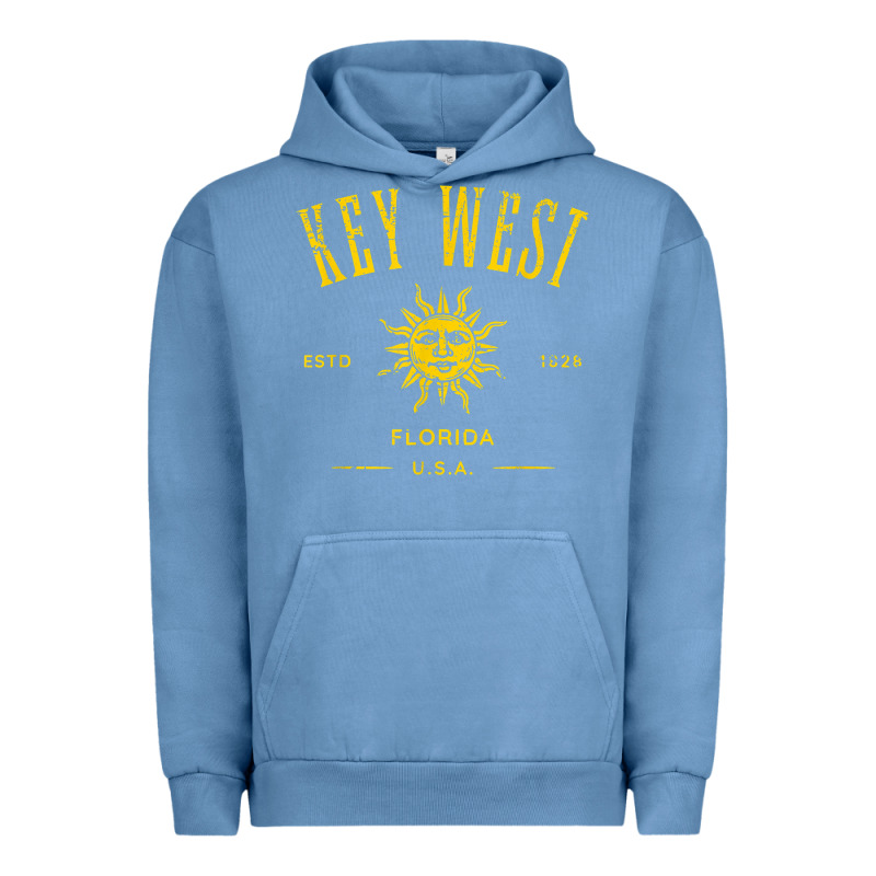 Key West Florida Vintage Distressed Style Design Souvenir Urban Hoodie by longCreatives | Teevron