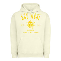 Pigment Pistachio key west florida vintage distressed style design souvenir Urban Hoodie - longCreatives
