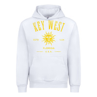 White key west florida vintage distressed style design souvenir Urban Hoodie - longCreatives