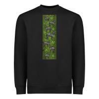 Black zebra Heavyweight Sweatshirt - LillyAllenDesigns