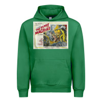 Emerald The Time Machine, Time Travel, Retro Movie Poster, Cult Classic, Futur Urban Hoodie - longCreatives