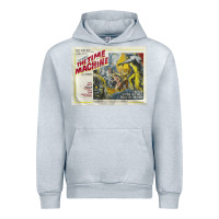 Heather Grey The Time Machine, Time Travel, Retro Movie Poster, Cult Classic, Futur Urban Hoodie - longCreatives
