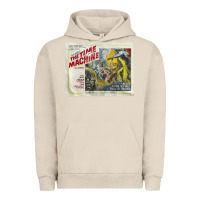 Pigment French Oak The Time Machine, Time Travel, Retro Movie Poster, Cult Classic, Futur Urban Hoodie - longCreatives