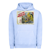 Pigment Grape Ice The Time Machine, Time Travel, Retro Movie Poster, Cult Classic, Futur Urban Hoodie - longCreatives
