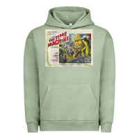 Pigment Oil Green The Time Machine, Time Travel, Retro Movie Poster, Cult Classic, Futur Urban Hoodie - longCreatives