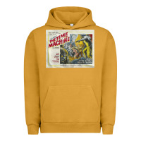 Pigment Peanut Butter The Time Machine, Time Travel, Retro Movie Poster, Cult Classic, Futur Urban Hoodie - longCreatives