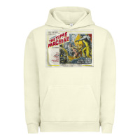 Pigment Pistachio The Time Machine, Time Travel, Retro Movie Poster, Cult Classic, Futur Urban Hoodie - longCreatives
