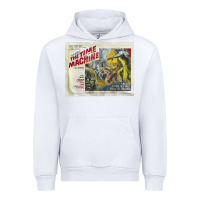 White The Time Machine, Time Travel, Retro Movie Poster, Cult Classic, Futur Urban Hoodie - longCreatives