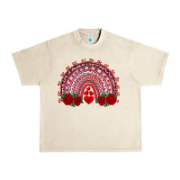 Sandshell valentines day rainbow with roses Urban Heavy Tee - RanaPortraitStore