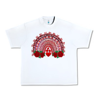 White valentines day rainbow with roses Urban Heavy Tee - RanaPortraitStore