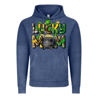 Vintage Denim lucky mom St. Patrick's Vintage Hoodie - HowdyJamesFarm