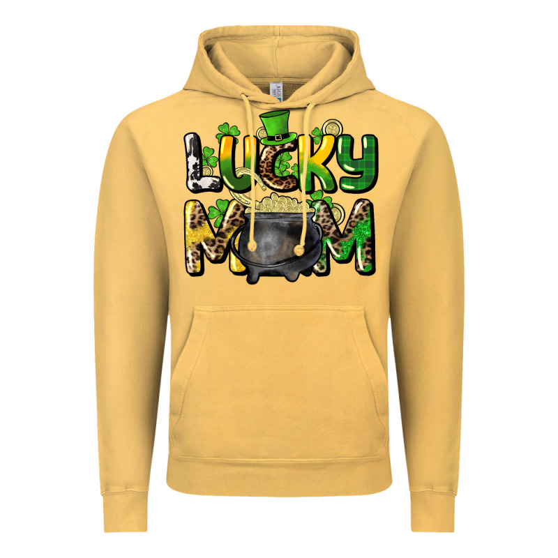 Lucky Mom St. Patrick's Vintage Hoodie by HowdyJamesFarm | Teevron