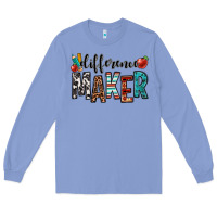 Colony Blue difference maker teacher Long Sleeve Tee - OliviaCreatesArt