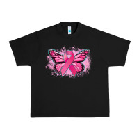 Black Cancer ribbon butterfly Cancer Awareness Urban Heavy Tee - HowdyJamesFarm