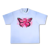 Grape Ice Cancer ribbon butterfly Cancer Awareness Urban Heavy Tee - HowdyJamesFarm