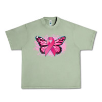 Oil Green Cancer ribbon butterfly Cancer Awareness Urban Heavy Tee - HowdyJamesFarm