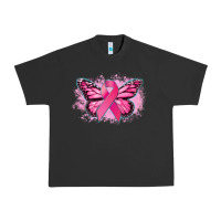Pigment Black Cancer ribbon butterfly Cancer Awareness Urban Heavy Tee - HowdyJamesFarm