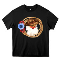 Black Cowboy Santa Heavy Core Tee - Bettercallsaul