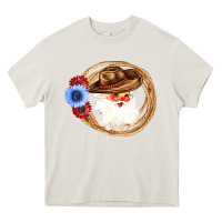 Cream Cowboy Santa Heavy Core Tee - Bettercallsaul