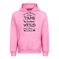 Fuchsia Pink something wicked this way comes witchcraft halloween 2021 t shirt Urban Hoodie - longCreatives
