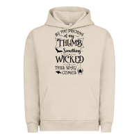 Pigment French Oak something wicked this way comes witchcraft halloween 2021 t shirt Urban Hoodie - longCreatives