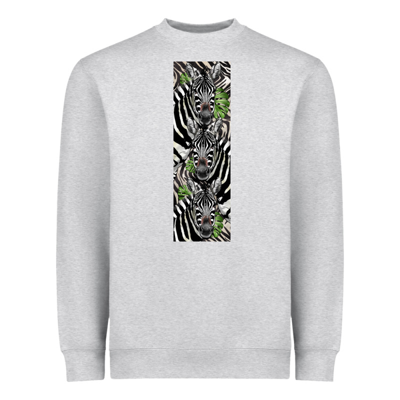 Zebra Heavyweight Sweatshirt by LillyAllenDesigns | Teevron