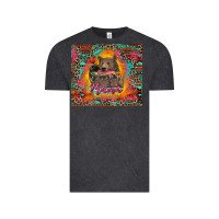 Vintage Black mama bear leopard and aztec Vintage Tee - RanaPortraitStore
