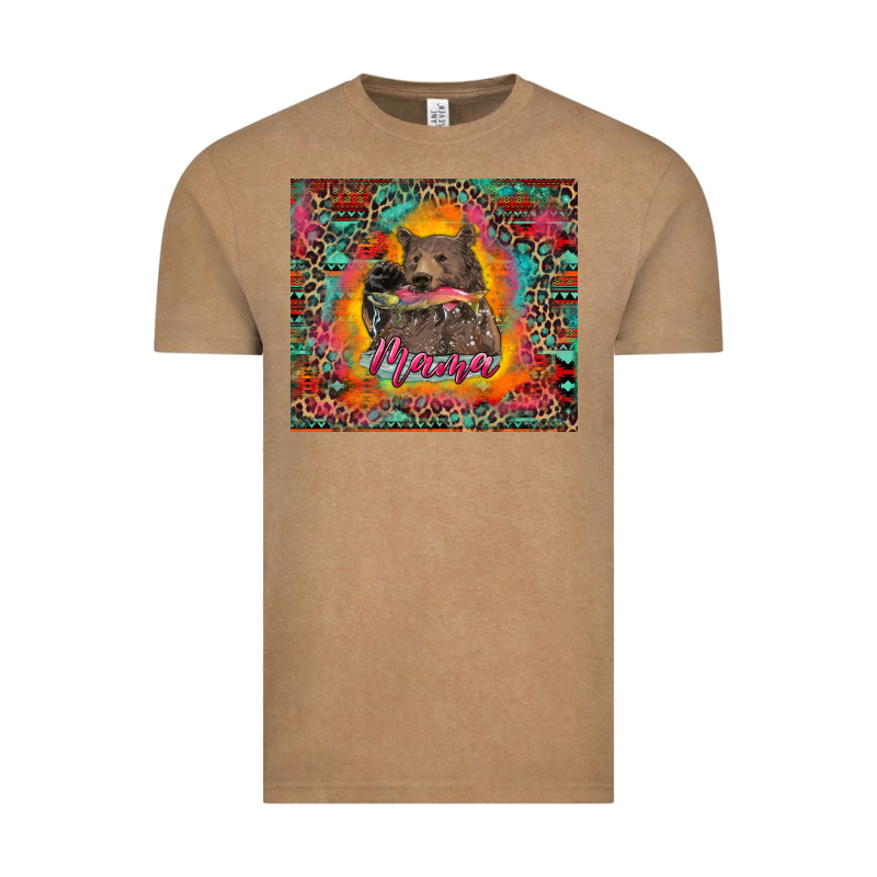 Mama Bear Leopard And Aztec Vintage Tee by RanaPortraitStore | Teevron
