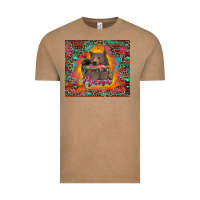 Vintage Coffee mama bear leopard and aztec Vintage Tee - RanaPortraitStore