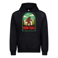 Black montana vintage bigfoot travel Urban Hoodie - longCreatives
