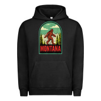 Pigment Black montana vintage bigfoot travel Urban Hoodie - longCreatives