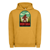 Pigment Peanut Butter montana vintage bigfoot travel Urban Hoodie - longCreatives