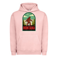 Pigment Salmon montana vintage bigfoot travel Urban Hoodie - longCreatives