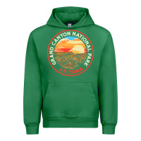 Emerald Vintage Grand Canyon National Park Retro 80s Graphic Urban Hoodie - longCreatives