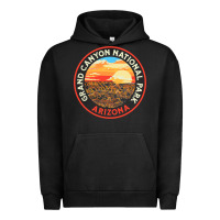 Pigment Black Vintage Grand Canyon National Park Retro 80s Graphic Urban Hoodie - longCreatives