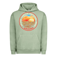 Pigment Oil Green Vintage Grand Canyon National Park Retro 80s Graphic Urban Hoodie - longCreatives