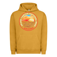 Pigment Peanut Butter Vintage Grand Canyon National Park Retro 80s Graphic Urban Hoodie - longCreatives