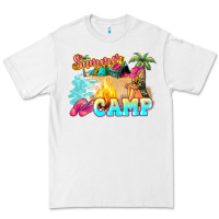 White summer camp Premium Tee - NancyCooperArtShop